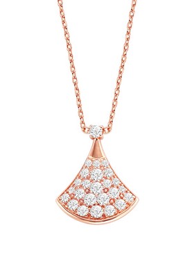 锆石纯银十字链女项链提升气质