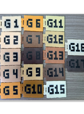 221全实色G色系补充包MARD同色号