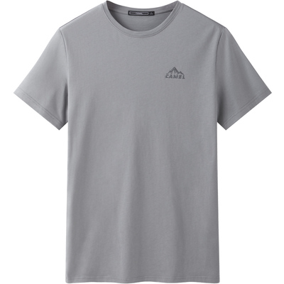 骆驼男装短袖防油防污T恤