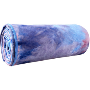 哈他瑜伽铺巾健身毯夏吸汗防滑巾瑜伽布垫薄款便携可折叠瑜珈毛毯