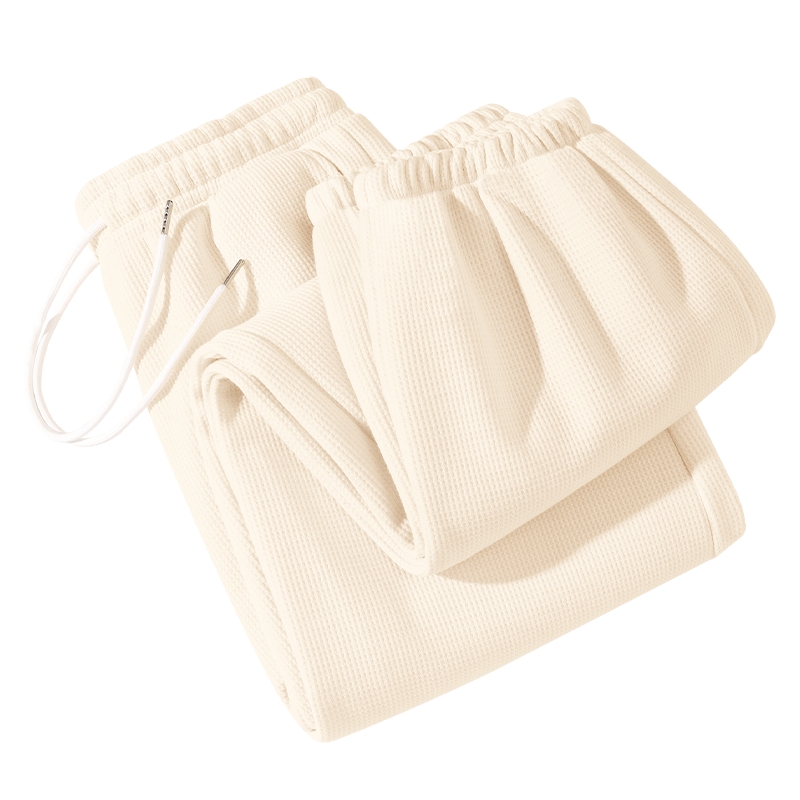 都市丽人雪尼尔阔腿裤女2025新款秋冬季小个子休闲宽松运动卫裤X