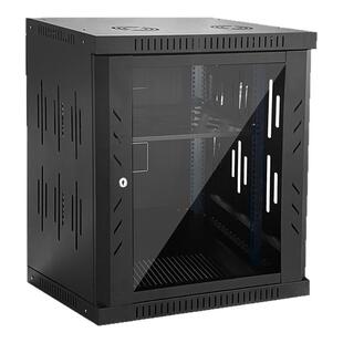 机房机柜12u网络机柜12u壁挂机柜家用设备弱电柜机柜nas标准网络设备柜