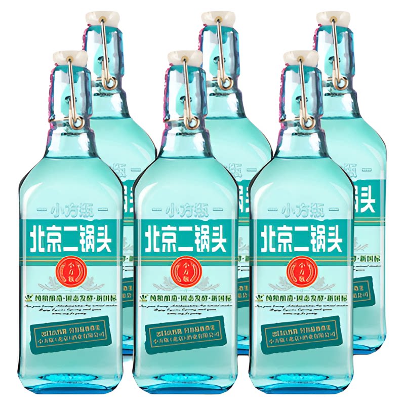 金奖品质小方瓶新派二锅头标杆