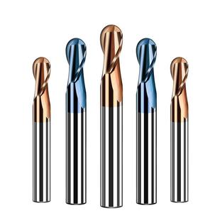 钢用球刀铣刀钨钢数控加工中心刀具60度65度双刃硬质合金球头铣刀