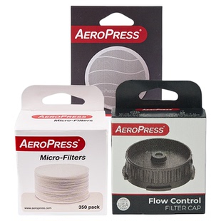 Aeropress爱乐压咖啡壶配件组合滤纸不锈钢滤网流速控制过滤器