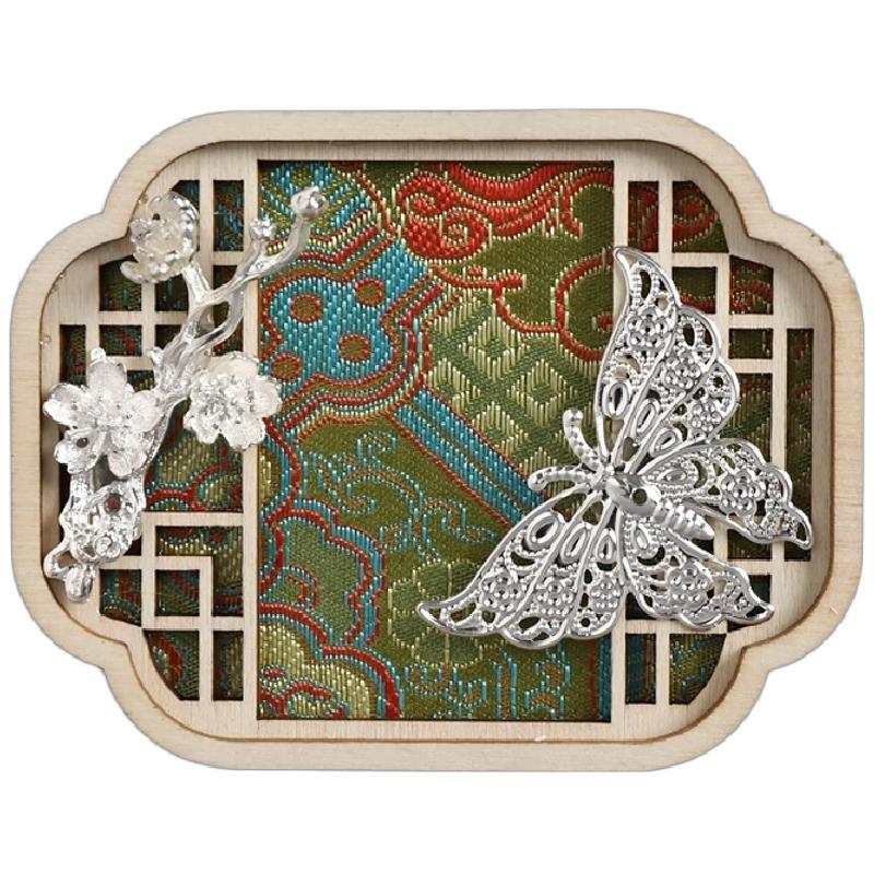非遗壮锦冰箱贴洛湘文创纪念品