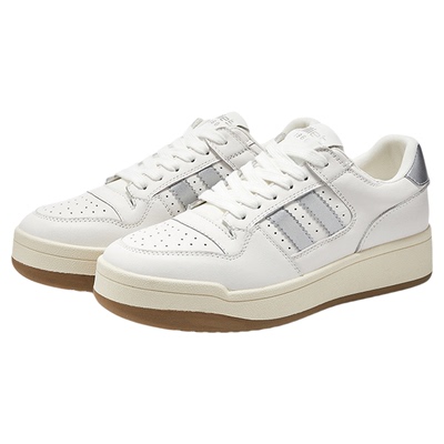 妙丽休闲百搭通勤小白鞋