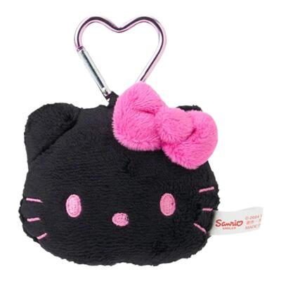 日本代购黑粉色Kitty挂件