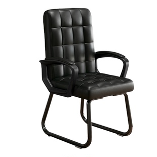 办公椅子舒服久坐靠背椅会议室职员电脑椅宿舍大学生弓形麻将座椅