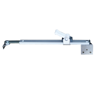 窗户止摆器塑钢窗外平开窗户风撑锁扣杆限位器安全定位防风扣白色