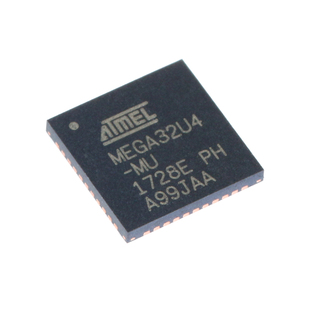 原装正品 贴片 ATMEGA32U4-MU QFN-44 8位 微控制器 芯片 16MHZ