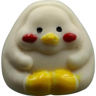 天然保真猛犸牙饭团鸭子雕刻件包子提溜文玩三通配饰手串背云配珠