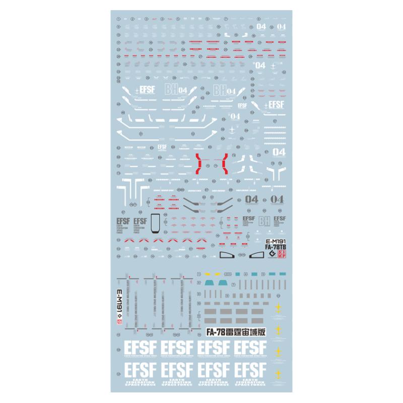 EVO雷霆宙域模型荧光水贴