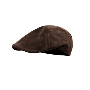 复古前进帽大头围麂皮绒贝雷帽美式复古画家帽大码报童帽65cm大号