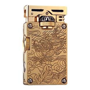 首领2024龙年限定款煤油打火机机械齿轮联动创意复古风送男士礼物