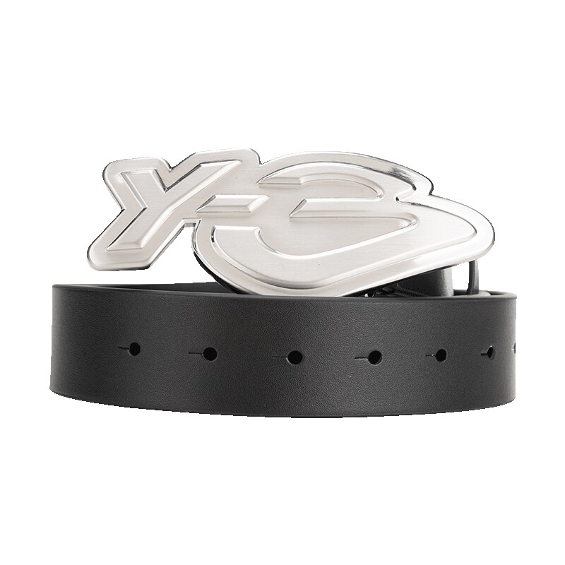 Y-3字母Logo标识腰带皮带男士