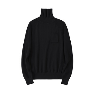 JSSD HOMME 新英格兰绵羊毛加厚男士插肩高领毛衣羊毛衫 CJM014