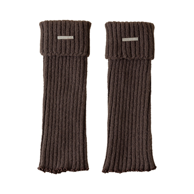 咖色袜套袜子针织叠穿护脚腕腿套