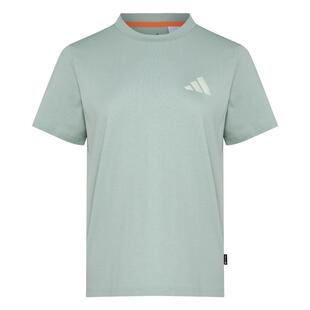 XPLORIC舒适纯棉户外徒步运动短袖T恤女夏季adidas阿迪达斯TERREX