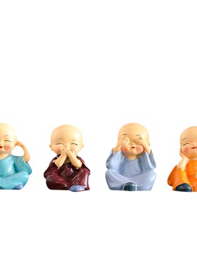 YOSPEED/驭速禅意四不小和尚摆件