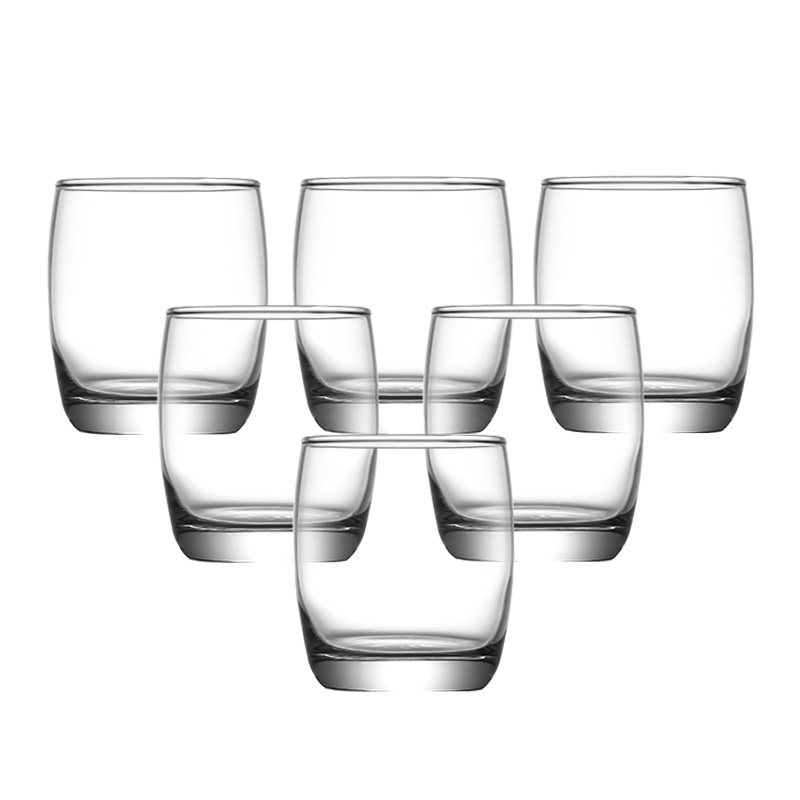 Ocean进口玻璃杯家用待客杯子喝水绿茶杯果汁啤酒杯耐热高档套装