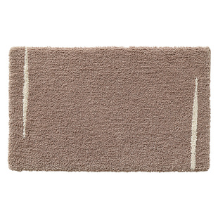 大江浴室吸水地垫家用纯色加厚植绒地毯厕所防滑垫卫生间专用脚垫