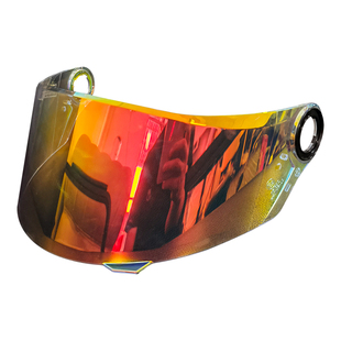 motobros镜片适用于LS2头盔FF358/396/802/300极光红防晒日夜通用