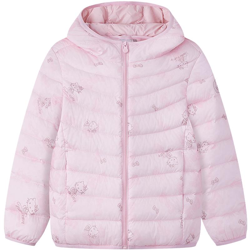 Hello kitty系列波司登儿童羽绒服马甲女童四防排骨条羽绒服内胆