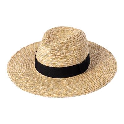 遮阳帽旅行法式女春夏平檐爵士帽