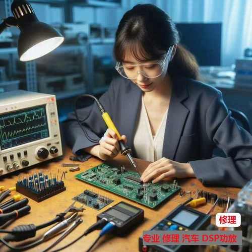 工程师维修汽车功放汽车音响修理DSP音频处理器DIY低音炮功放主板