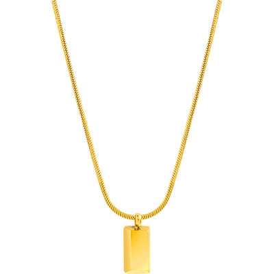 简约轻奢小众钛钢锁骨链