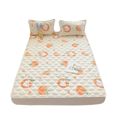 夹棉A类床笠床罩全棉床垫保护罩