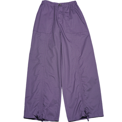 STILLYOU复古长抽绳分割剪裁长裤