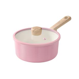 卡罗特奶锅辅食锅婴儿宝宝蒸煮一体小汤锅钛陶瓷不粘锅家用泡面锅