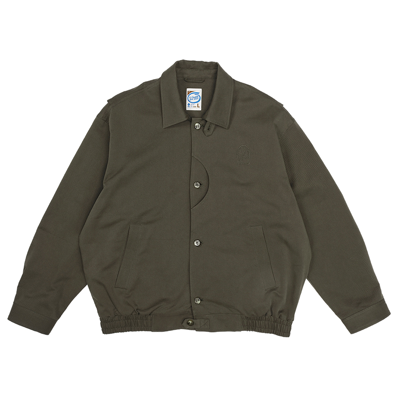 UHUZZ 25AW智者哈灵顿工装夹克休闲复古翻领廓形宽松外套男女情侣