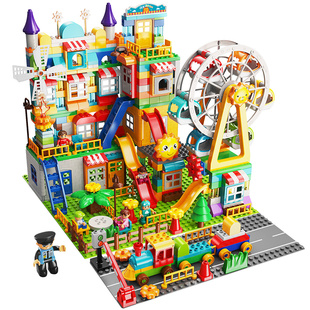 费乐积木大颗粒拼装益智玩具男孩子女孩儿童宝宝塑料拼插立体拼图