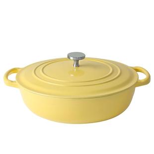 铁工房珐琅锅铸铁锅家用不粘焖烧煮锅乔迁礼物炖盅汤锅炖锅海鲜锅