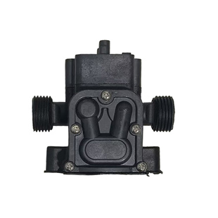 0142YD铣铁龙微型隔膜泵泵头60W80W清洗机压力开关四分外螺纹泵头