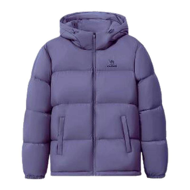 骆驼火炉羽绒服女冬季鸭绒防风连帽加绒保暖防泼水运动面包服外套