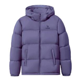 骆驼火炉羽绒服女冬季鸭绒防风连帽加绒保暖防泼水运动面包服外套