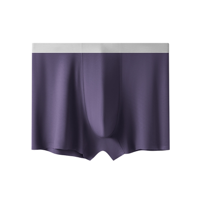 半墨莫代尔大码内裤男士宽松加肥加大胖子300斤无痕平角裤男裤衩