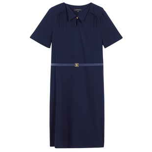 【真丝系列】YINER音儿夏季弹力建宏绉桑蚕丝法式连衣裙