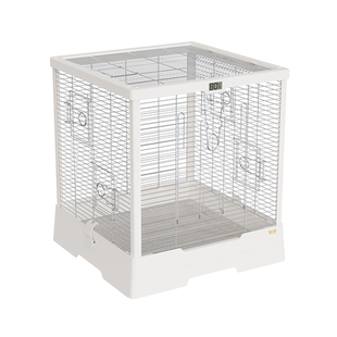 优嗖480顶框不锈钢304豪华方形鸟笼鹦鹉笼虎皮牡丹玄鸟笼横丝升级