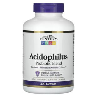 21st Century21世纪益生菌胶囊活性培养菌消化肠道机体抵抗帮助