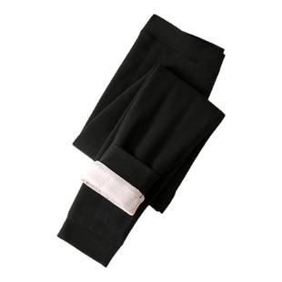 雪中飞羊毛保暖裤男加厚加绒绗缝棉裤打底秋裤高腰修身秋冬季绒裤