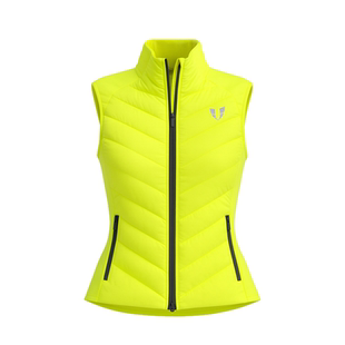 马甲线运动排骨羽绒服马甲女2025冬时尚户外跑步保暖立领羽绒外套