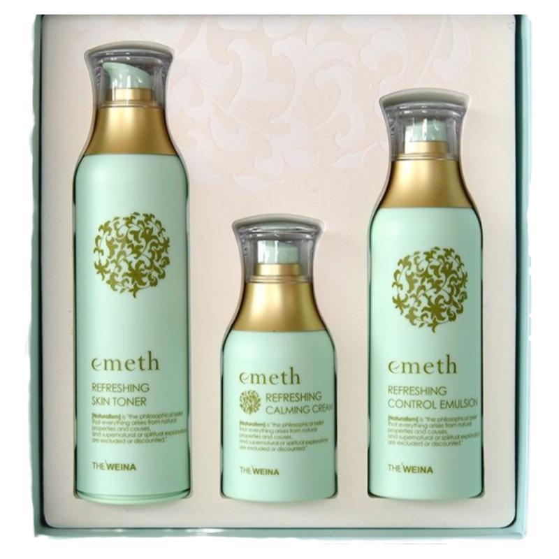 上海维娜化妆品正品叶玫香补水保湿护理套清爽套适合油混皮肤