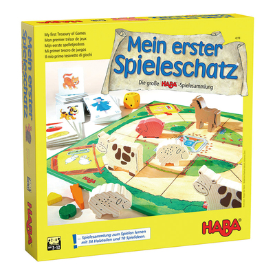 德国HABA3岁以上十合一桌游玩具