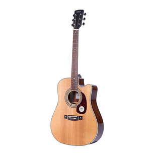 Saga A1pro全单吉他41寸民谣电箱吉它初学男女生弹唱【趣弹吉他】