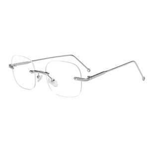 王楚然同款无框眼镜近视度数可配女高智纯欲高级感无边框镜框镜片